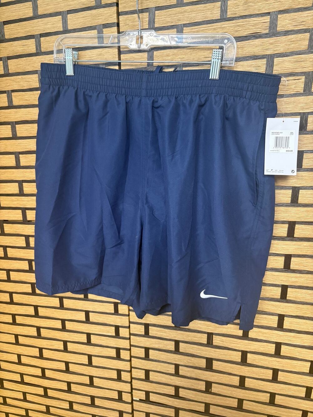 Nike navy swim trunks men’s size XXL